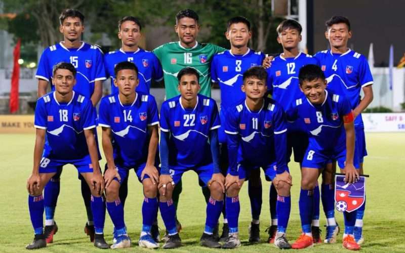 श्रीलङ्कालाई ४-० गोल अन्तरले हराउँदै नेपाल विजयी