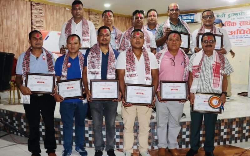 मेची ट्रान्सपोर्ट एशोसिएशन झापाको अध्यक्षमा  ढकाल