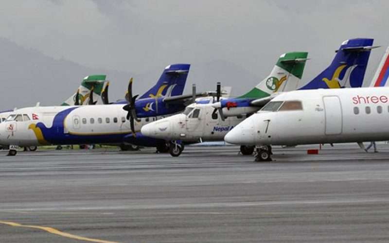 प्रतिकूल मौसमका कारण हवाई उडान प्रभावित