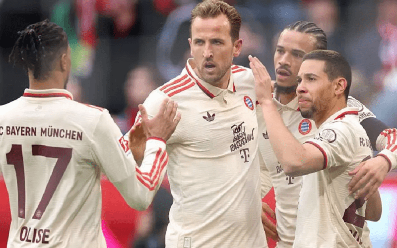 बायर्न म्युनिख सेन्ट पाउलीविरुद्ध ३-२ को जितसँगै शीर्ष स्थानमा