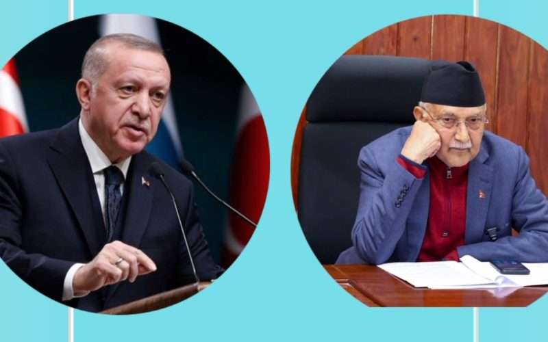 ओली र एर्दोगानबीच टेलिफोन वार्ता