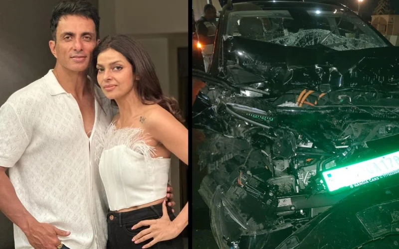 भारतीय अभिनेता सोनू सूदको पत्नी सोनालीको सडक दुर्घटना।