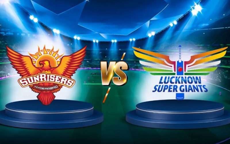 लखनउ सुपर जायंट्स र सनराइजर्स हैदराबादबीच प्रतिस्पर्धा आज प्रतिस्पर्धा ।