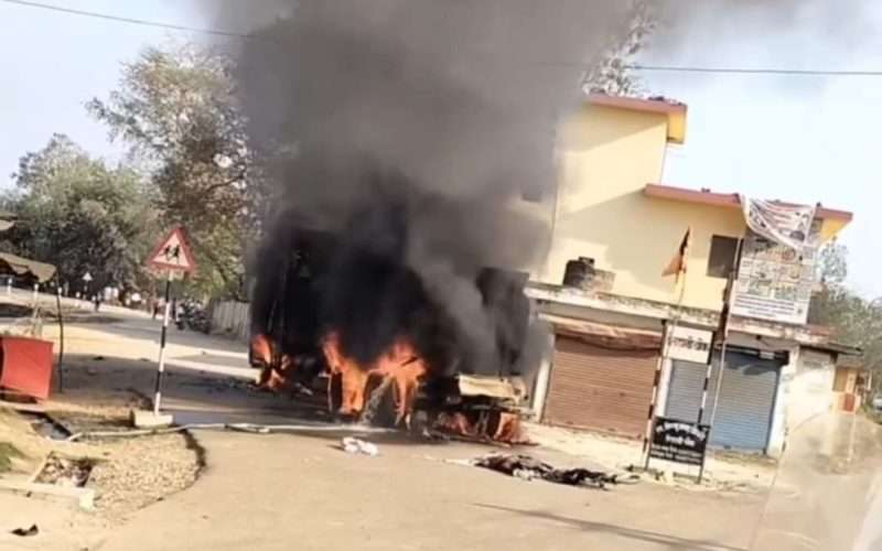 पानी बोक्ने ट्यांकरको ठक्करबाट दुई बालकको मृत्यु।