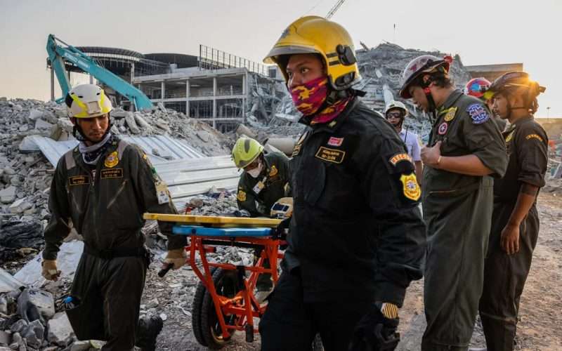 म्यानमामा भूकम्पमा परी ज्यान गुमाउनेको संख्या १ हजार नाघ्यो