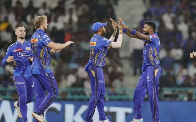 लखनउ सुपर जायन्ट्सले मुम्बई इण्डियन्सलाई १२ रनले हरायो।