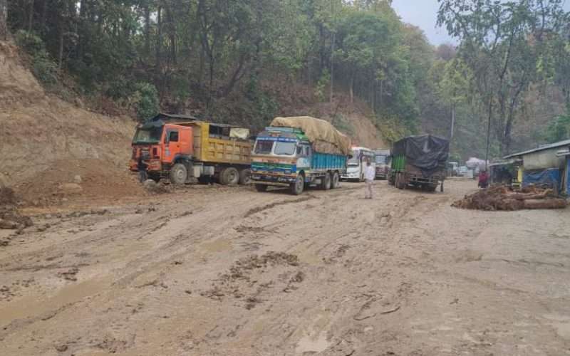 दाउन्नेमा वैशाख ३१ गतेसम्म सवारी आवागमन बन्द गरेर काम गरिने भएको छ