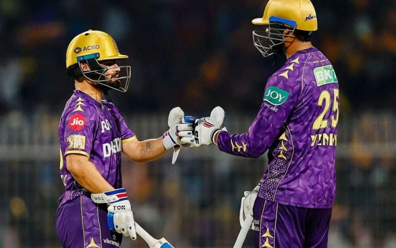 कोलकाता नाइट राइडर्सको शानदार जित, हैदराबादलाई ८० रनले हरायो।