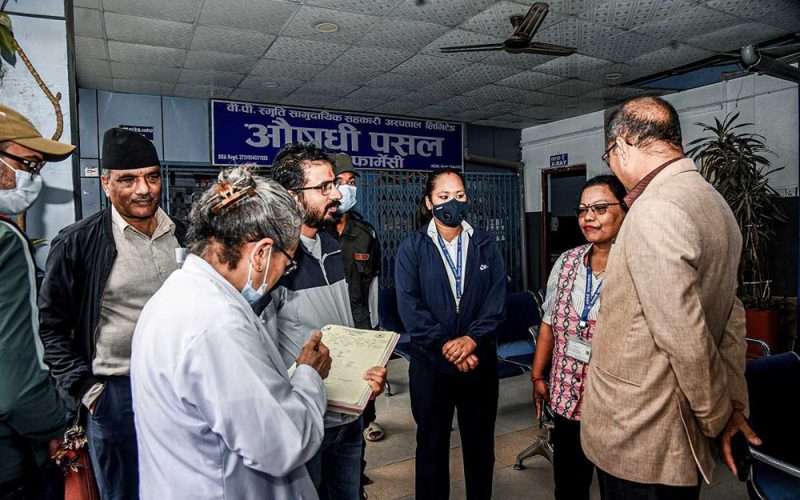 विपी स्मृति अस्पताललाई फोहोरो व्यवस्थापन नगरेपछि महानगरको जरीवाना