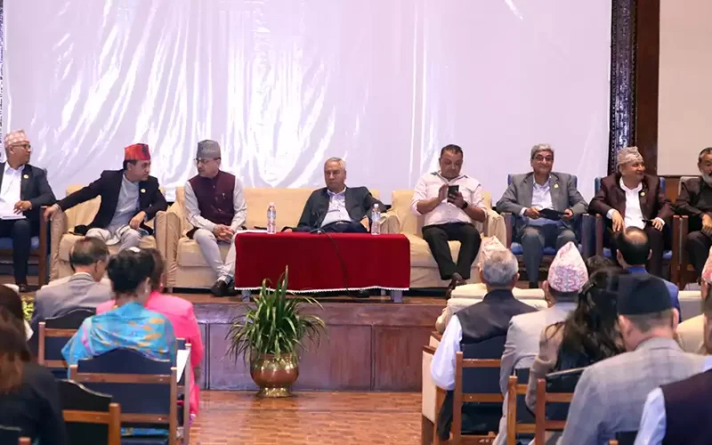 बानेश्वरमा कांग्रेस संसदीय दलको बैठक