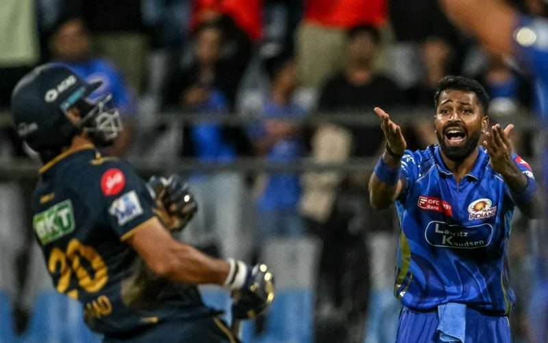 मुम्बई इन्डियन्सका कप्तान हार्दिकलाई २४ लाख जरिवाना