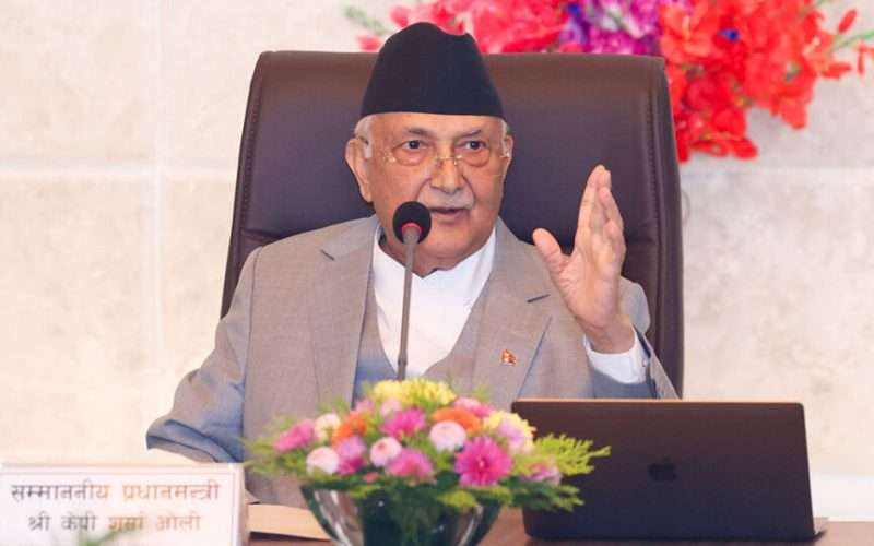 भारत र पाकिस्तानसँग हामीले कुरा गर्यौं, हात हालाहालको स्थिति रोकियो- प्रधानमन्त्री ओली