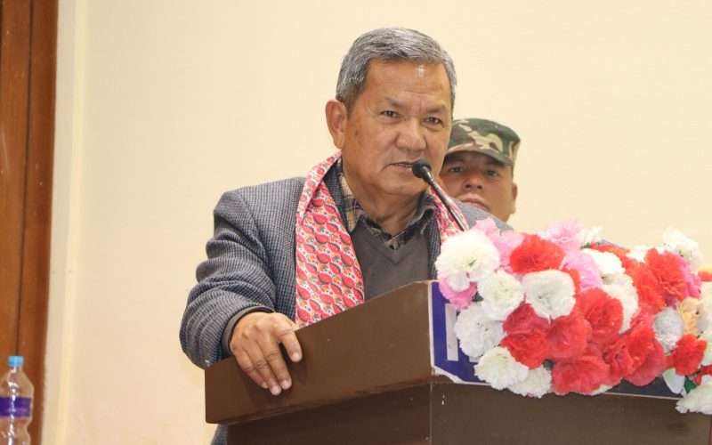 आतंकवाद,अराजकता र निरंकुशता लोकतन्त्र र प्रेस स्वतन्त्रताका शत्रु हुन् : मन्त्री गुरुङ