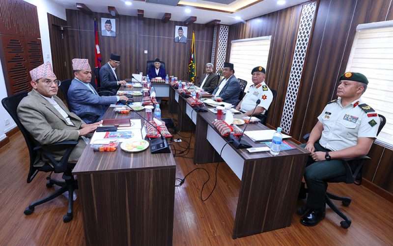 भारत र पाकिस्तानबीच तनाव बढेपछि सिंहदरबारमा राष्ट्रिय सुरक्षा परिषद् बैठक