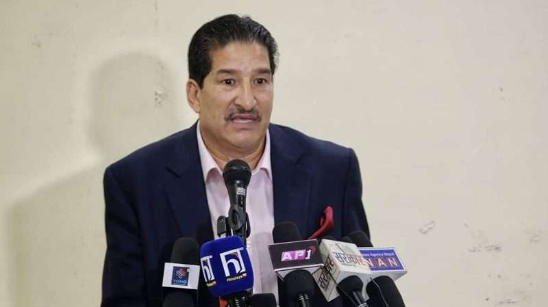 एन्फाको साधारणसभा प्रवेशमा गणेश थापालाई रोक